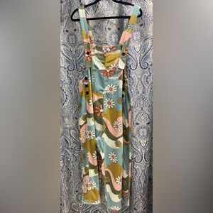 Floral Hippie Pattern Overalls by Easel